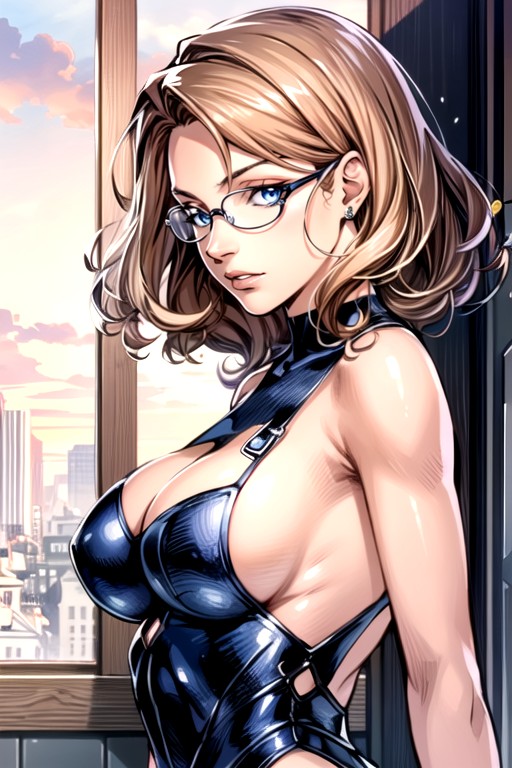 Gyaru, Comic, Glasses AI Porn