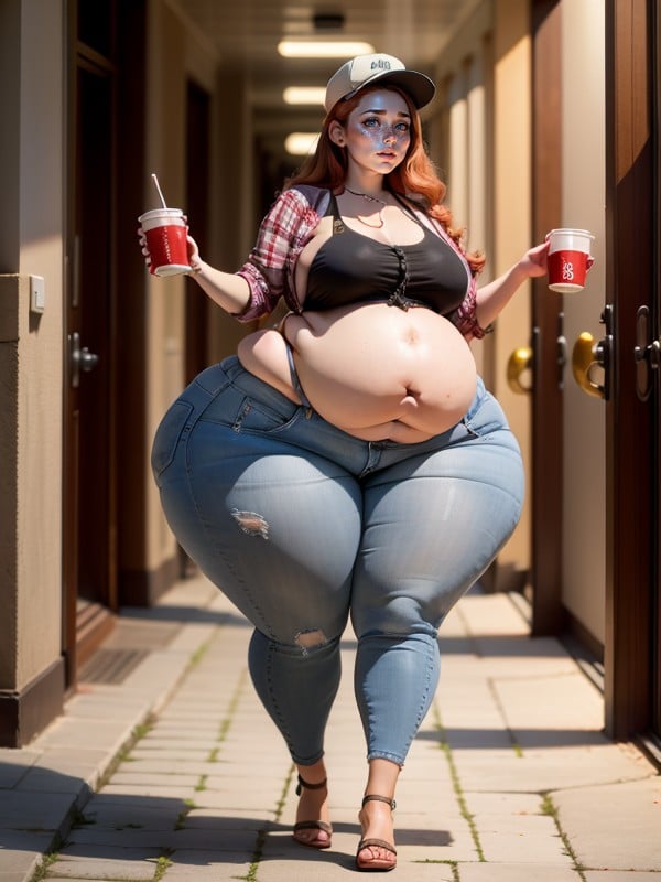 Ssbbw, Giant Massive Hyper Belly, Gigantic Massive BellyPorno IA