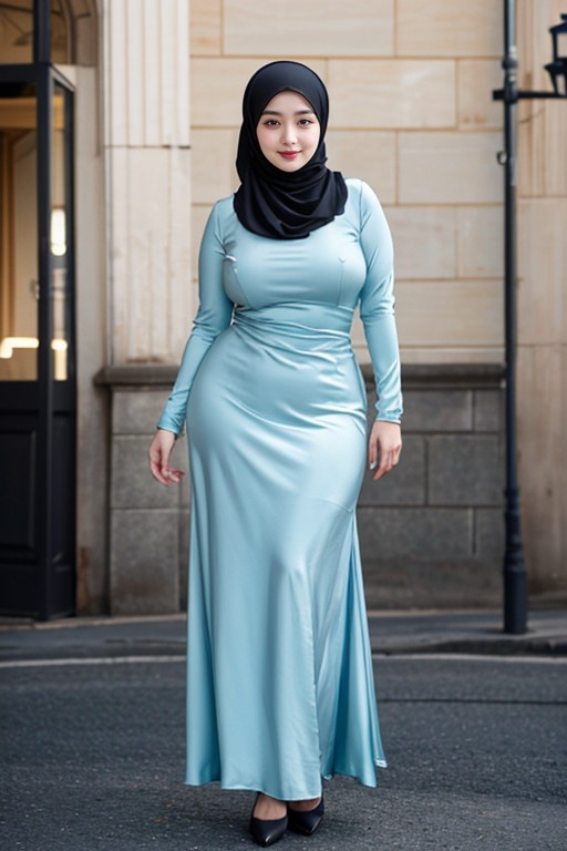 Full Body, 전신, HijabAI 포르노