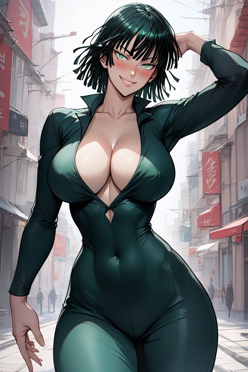 Big Ass, Cleavage, Bob Hair Hentai AI Porn