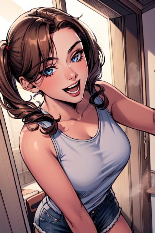 Pigtails, Cute, Comic AI Porn