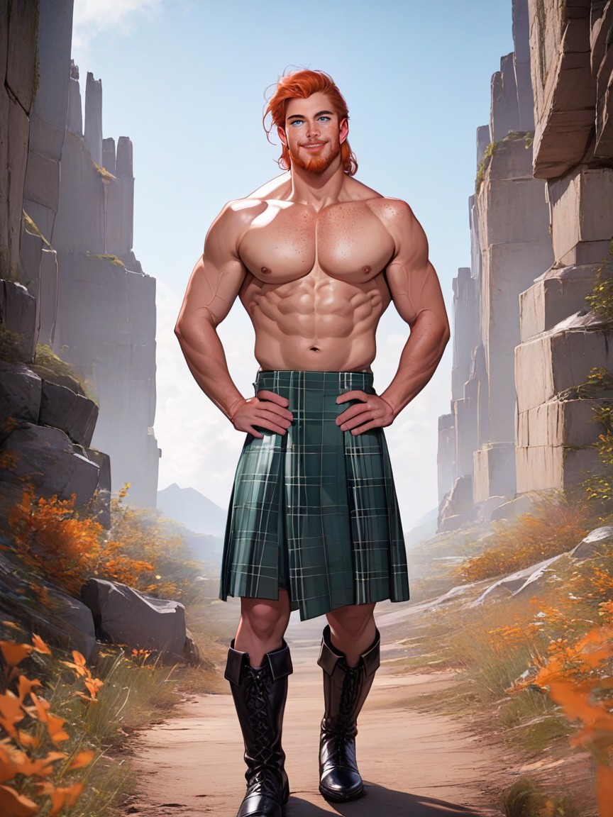 Ginger, Hands On Hips, Ginger AI Porn