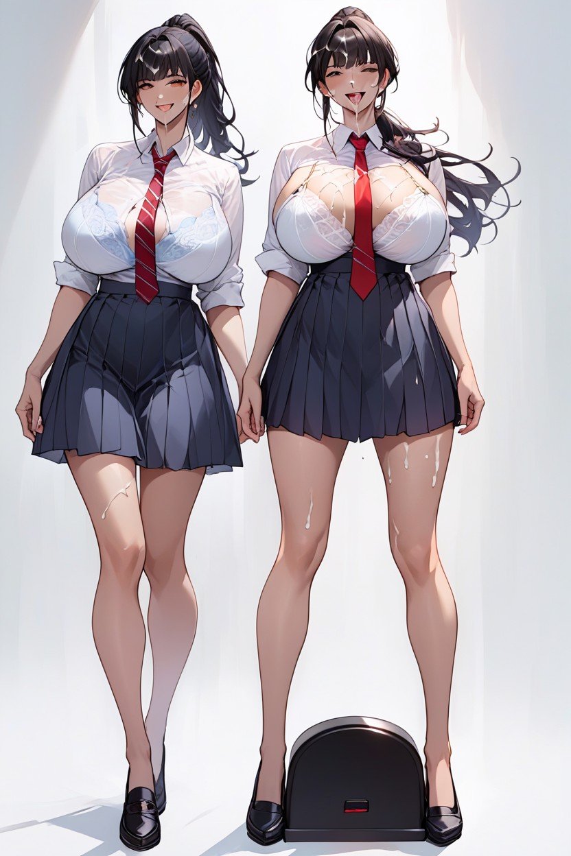 Uniforme Escolar, Holding A Sybian, Bukkake Porno gay IA
