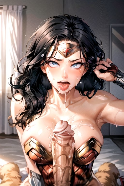 Cogida De Tetas (primera Persona), Wonder Woman (dc), AhegaoPorno AI