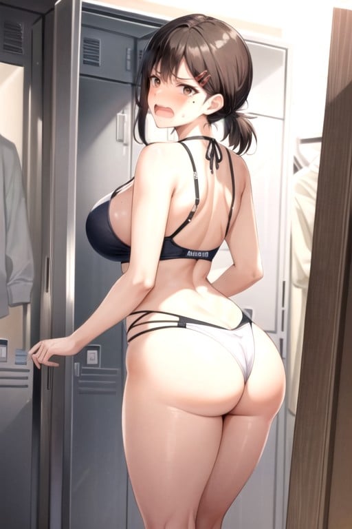 Thick Thighs, View From Behind, 東山小便 (電鋸人)AI黃片