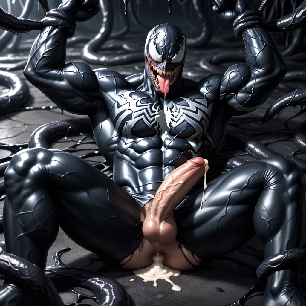 Ripped Spiderman Costume Revealing Abs And Chest, Uncut Huge Penis, 18 AI Gay Porn