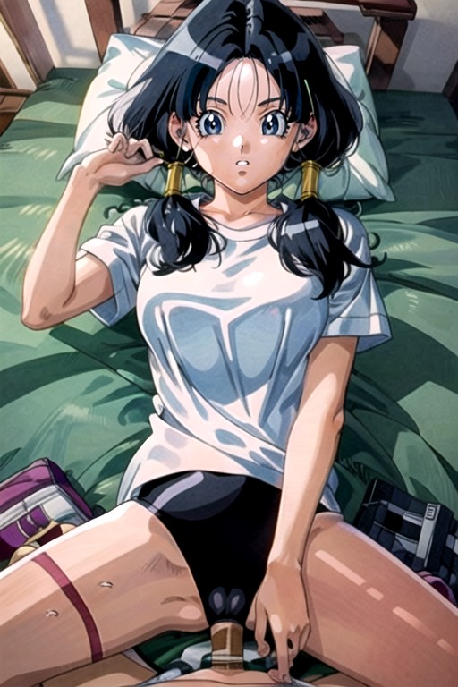 Videl (dragon Ball Z), Diadem, 90s Style  AI Porn