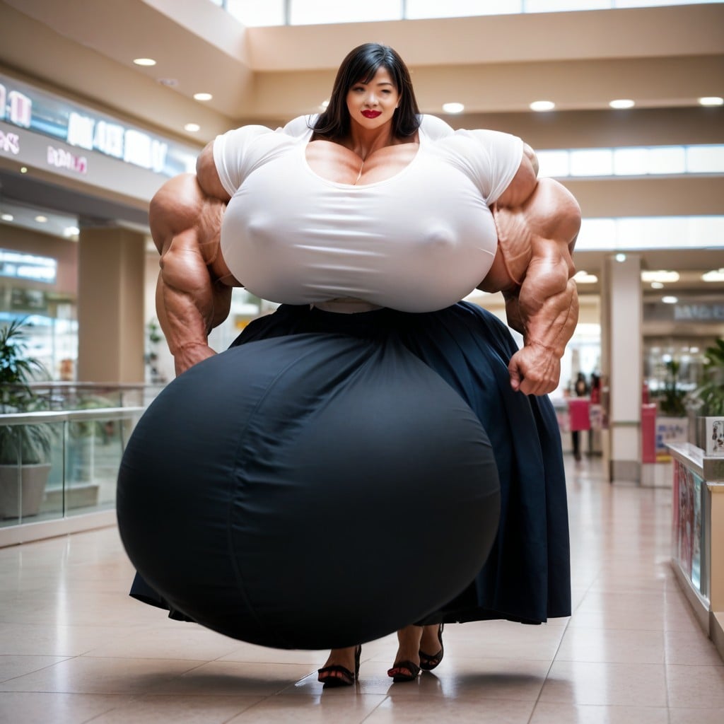 Hyper Huge Testicles, Vue De Face, Hyper Big Testicles Porno IA transsexuelle