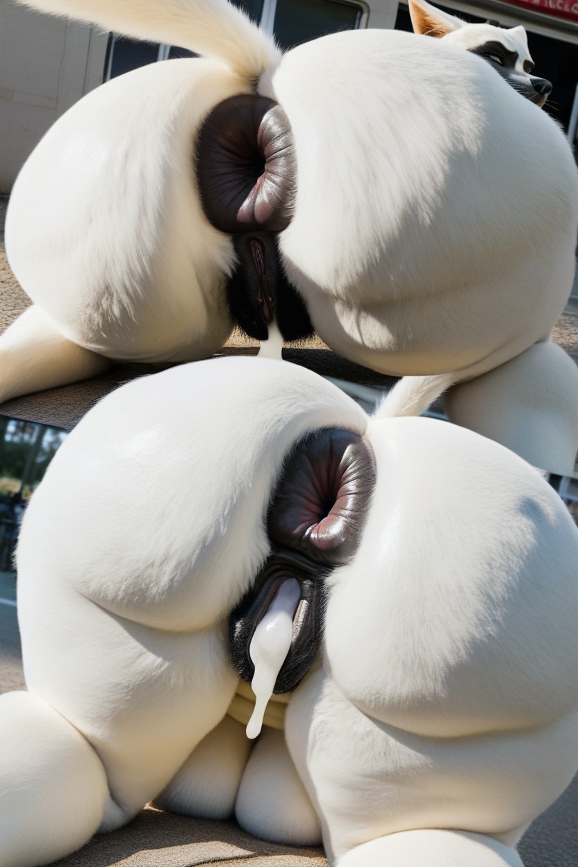 Cat, Massive Breast, Cumshot Furry AI Porn