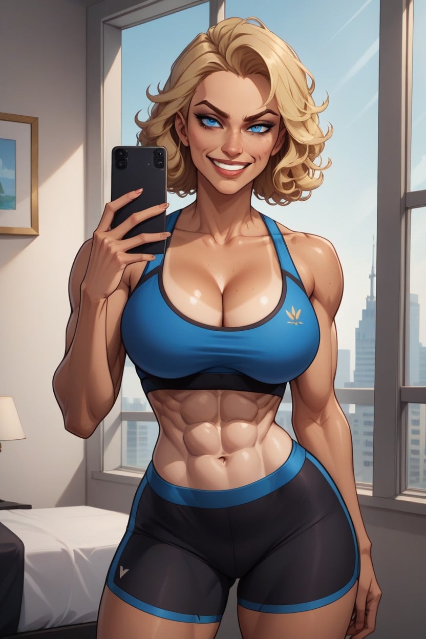 Six Pack Abs, Narrow Nose, Incredibly Detailed AI Porn