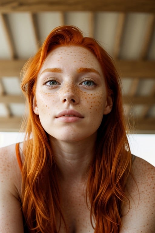 Ginger, 18, Freckles AI Porn