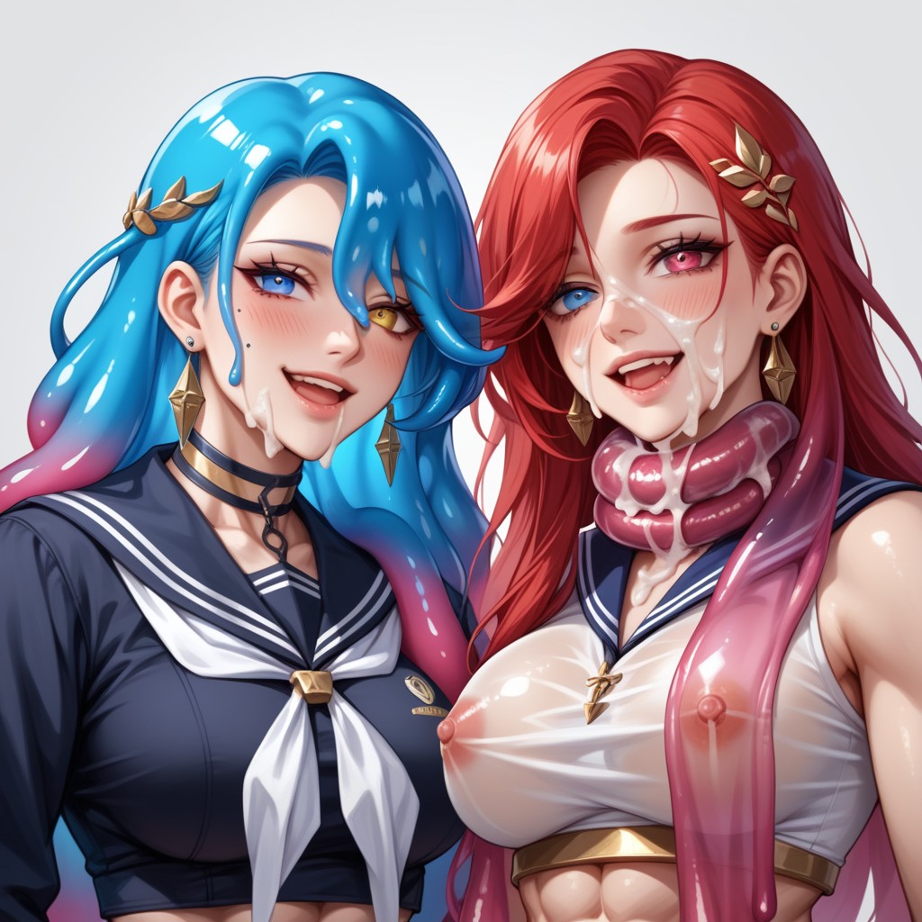 Sailor Uniform, Genital Piercings, Cock Piercings Hentai AI Porn