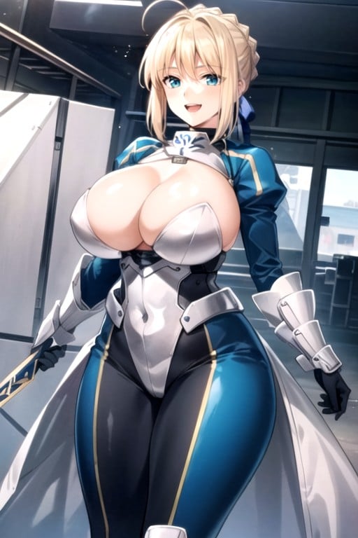 Massive Breast, Massive Ass, Artoria Pendragon Hentai AI Porn