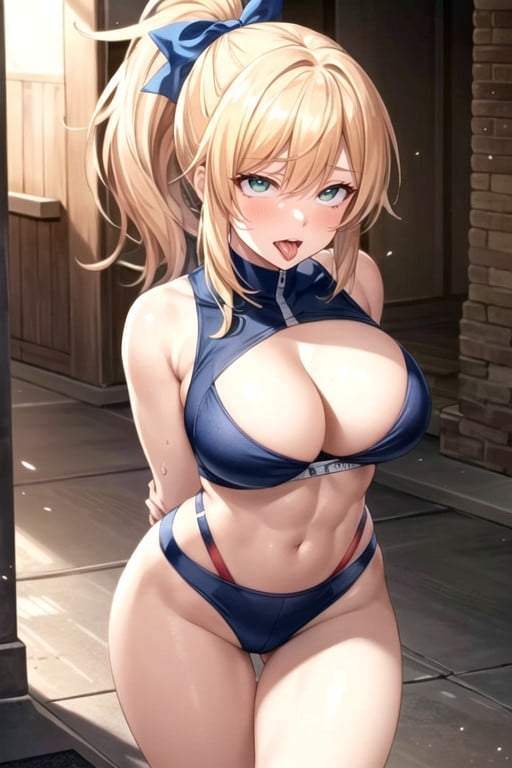 Rounded Breast, Cleavage, Ahegao AI Porn