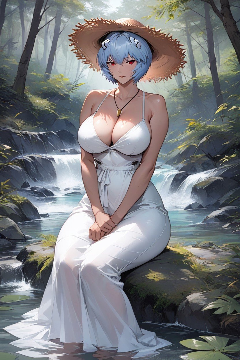 Straw Hat, Massive Breast, Waist Shot Furry AI Porn