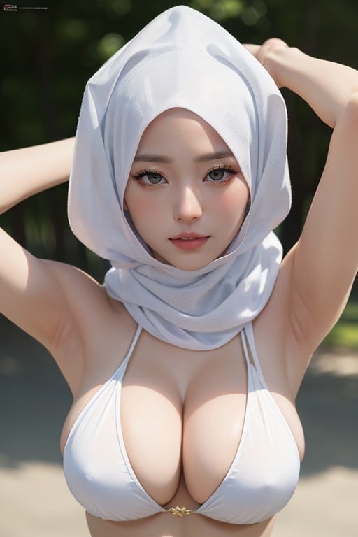 Arms Up, Hijab AI Porn