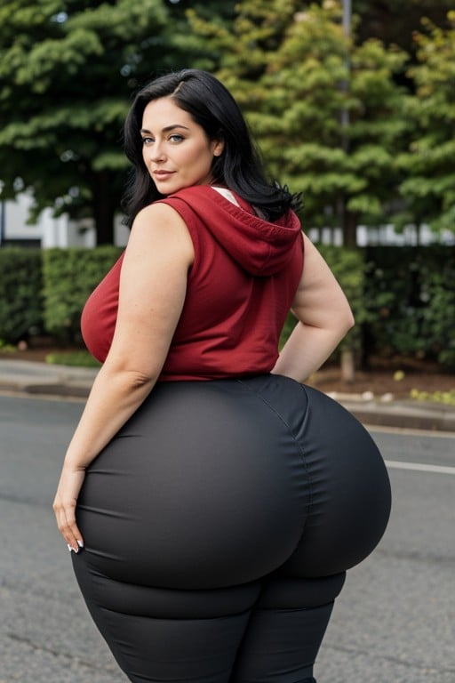 Phat Giant Ass, Extremely Thick Super Pawg, Woman AI Porn