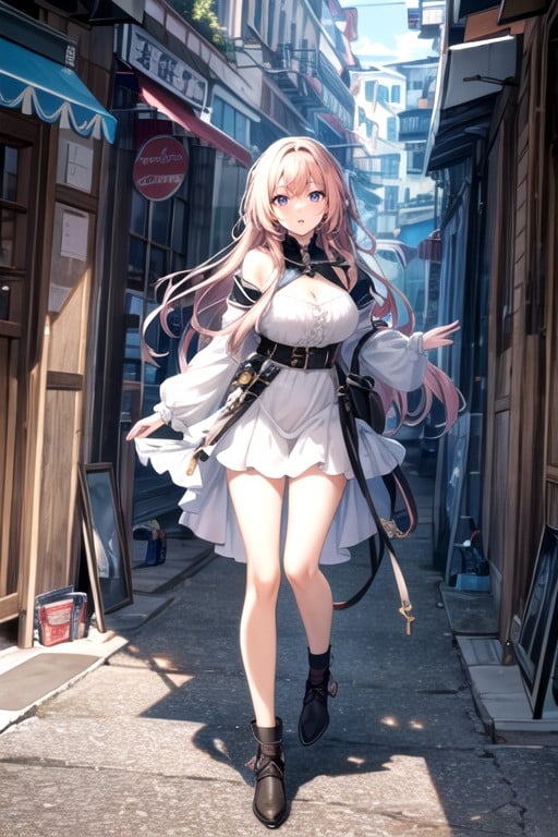 Halls, City Background, SfwAIポルノ