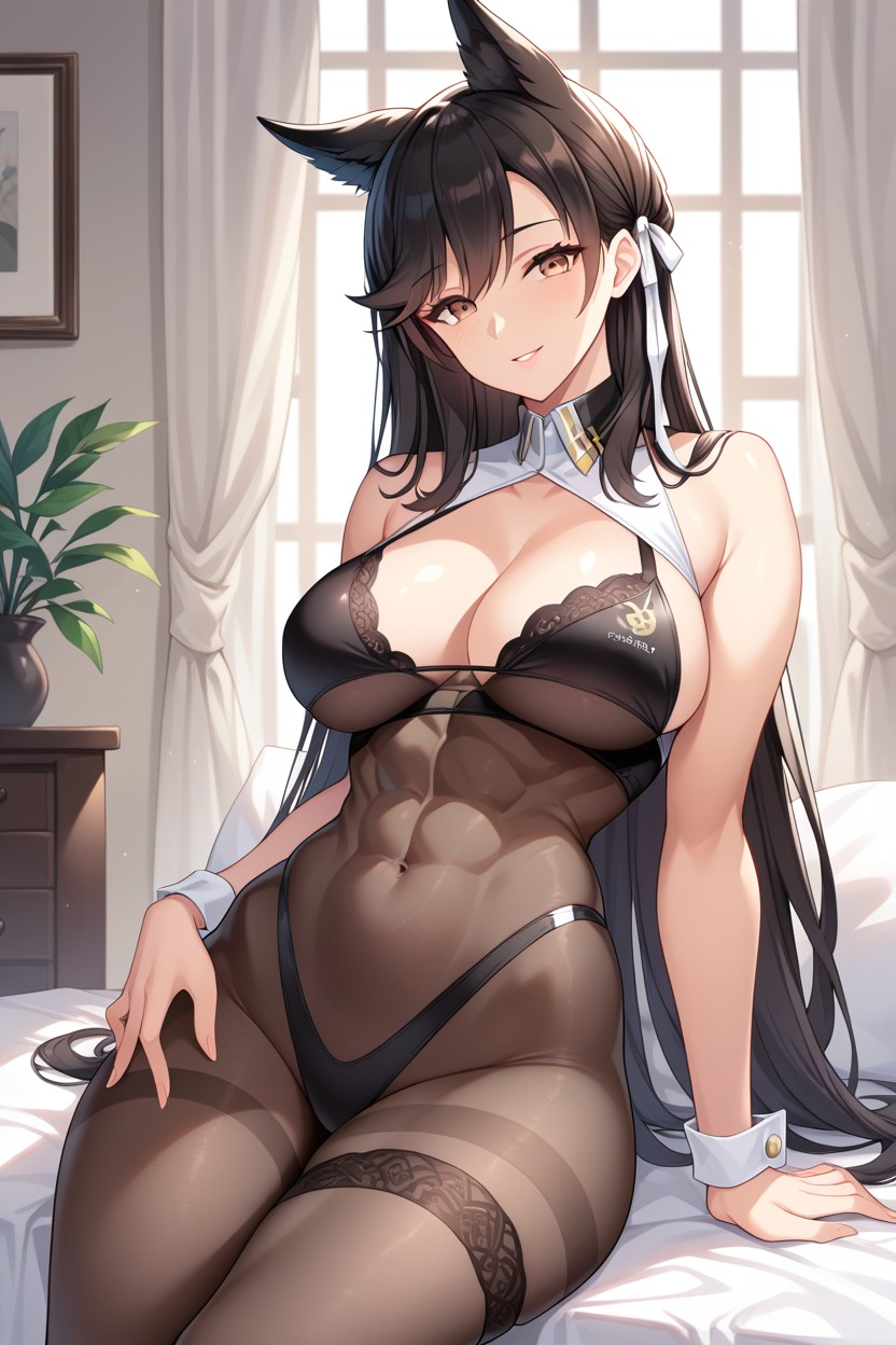 Azur Lane, 普通の胸, Brown EyesAIポルノ