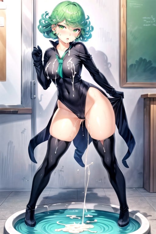 Big Eyes, Blush, Tatsumaki (one Punch Man)Porno IA Hentai