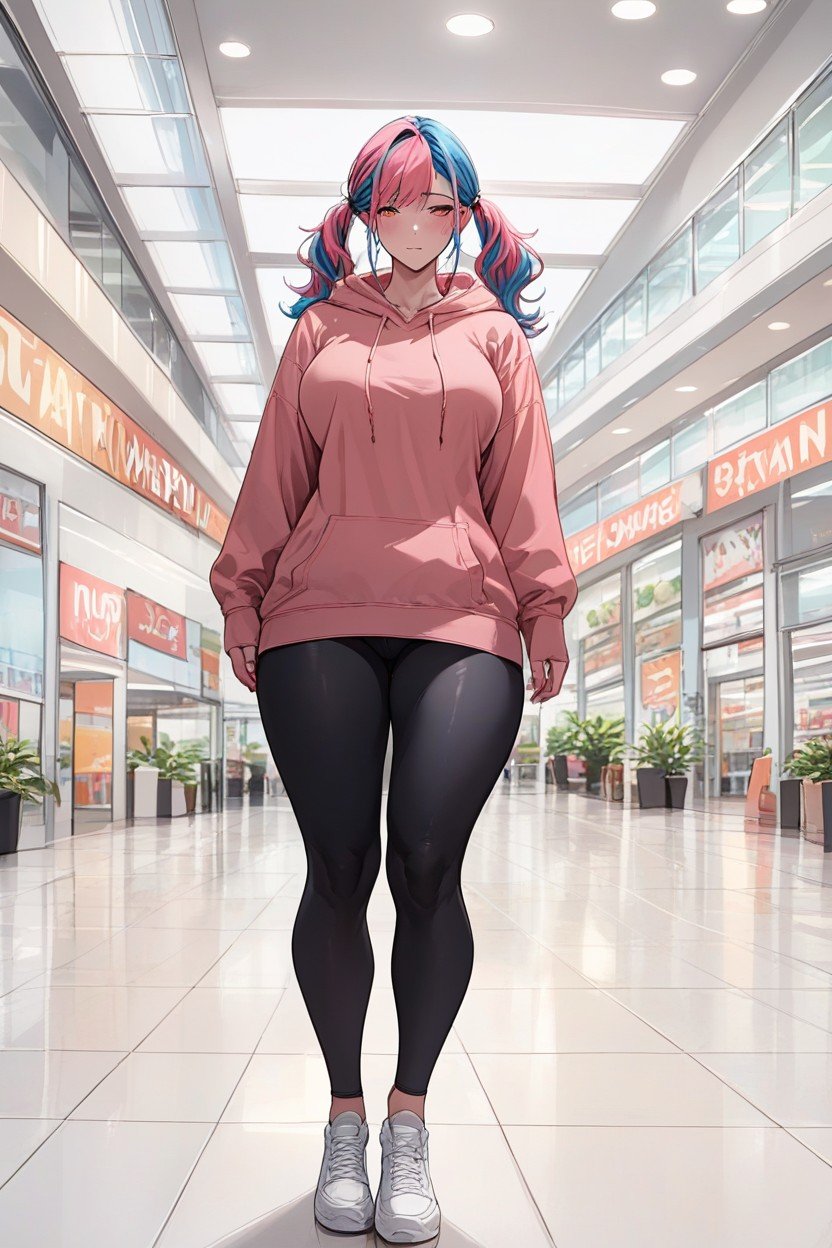 Looking Shy, Sudadera Con Capucha, Culo GrandePorno AI Hentai