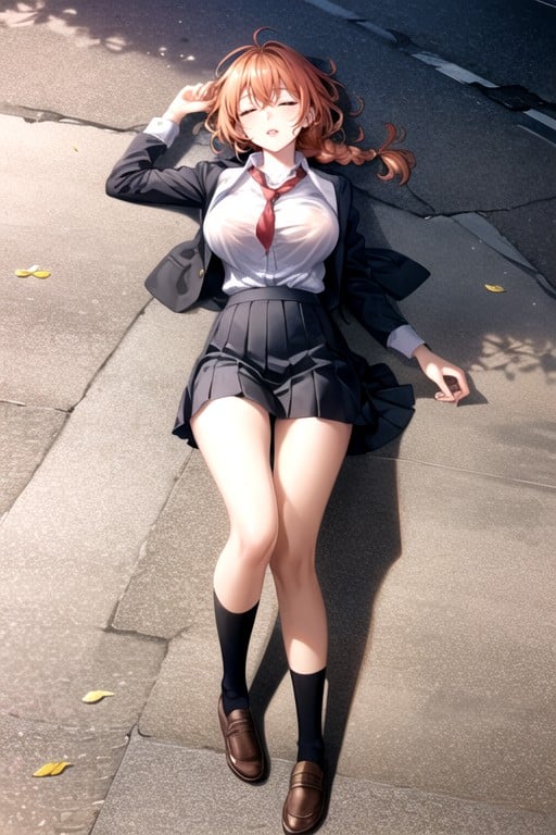 School Uniform, 紅髮, Beautiful人妖AI色情