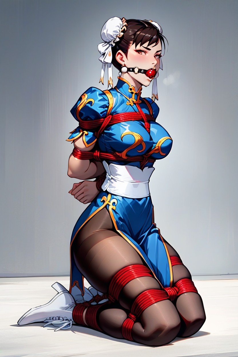 Mordaça De Bola, Chun Li, Chinesa Pornografia de IA