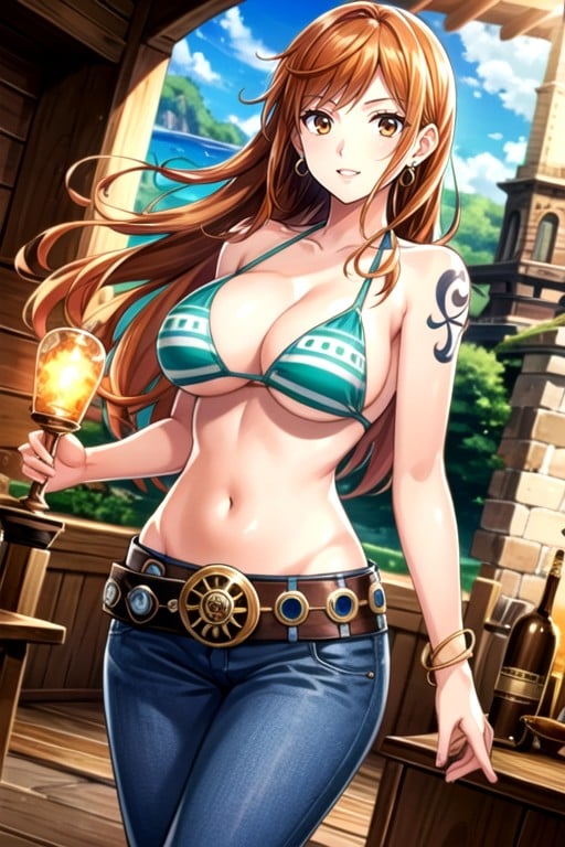 Nami (one Piece) Pornografia de IA