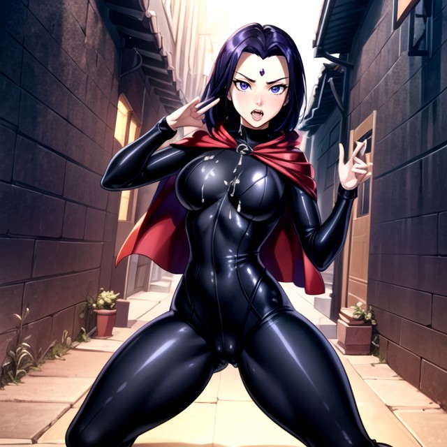 Orgásmica, Camel Toe, Raven (teen Titans)Porno AI