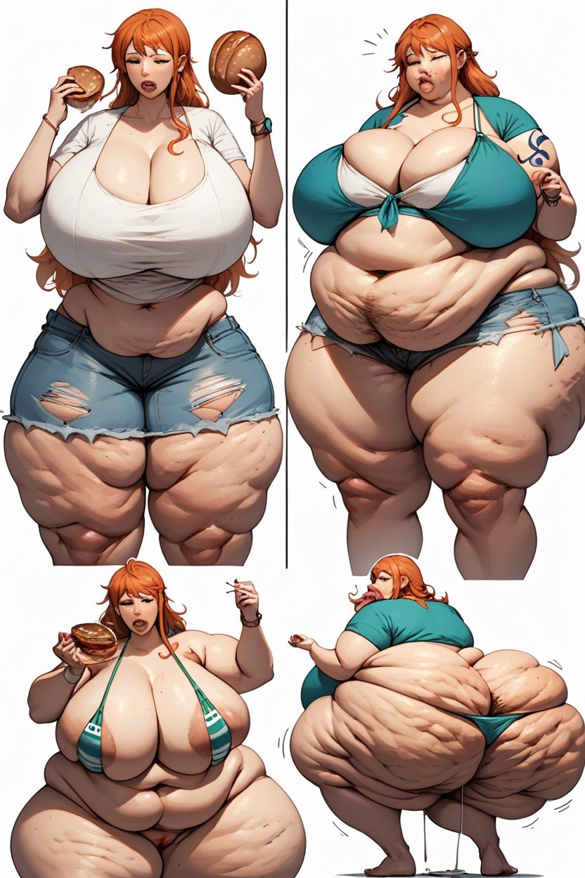 太ももが厚い, Weight Gain Sequence, Butt ExpansionAIポルノ