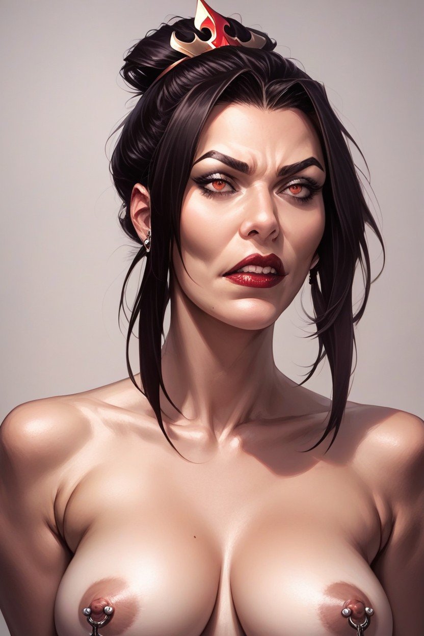 Naked, Deepthroat, Photorealistic Pornografia de IA