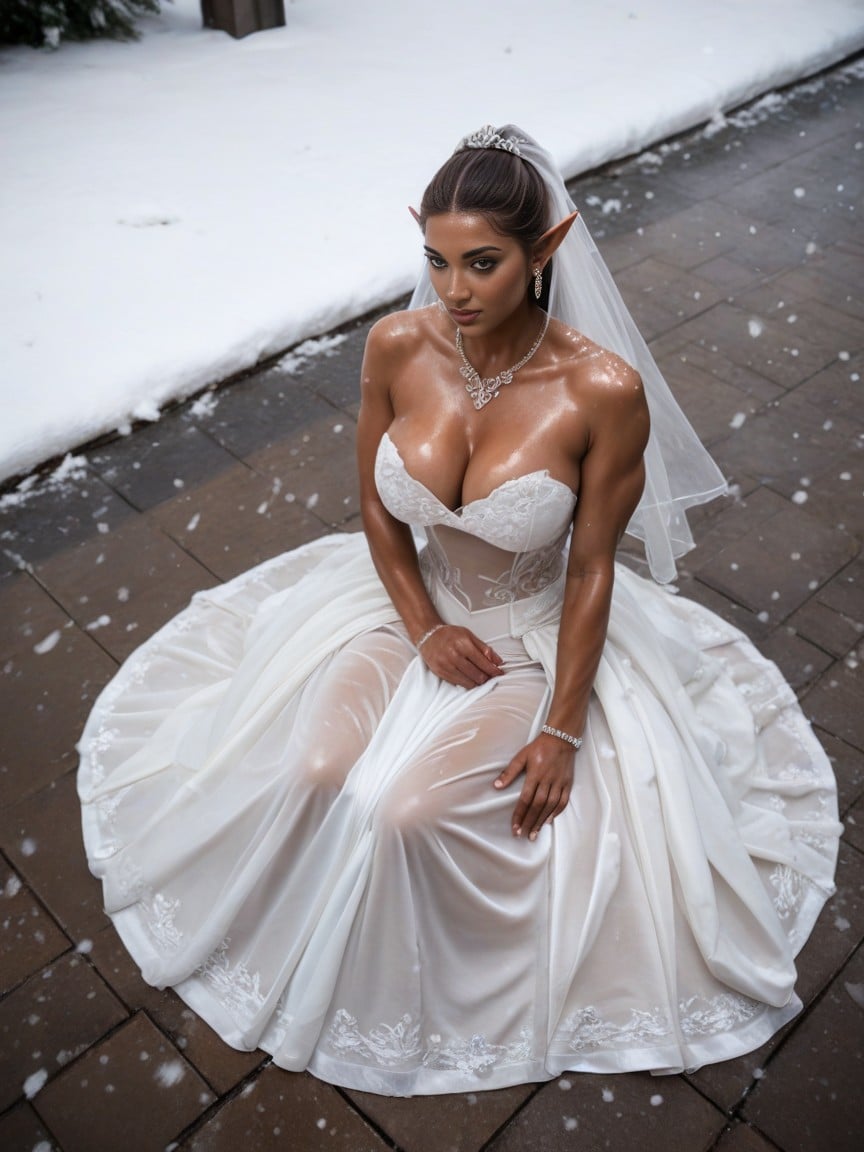 Wedding Dress, Fit, Elf QueenPorno IA