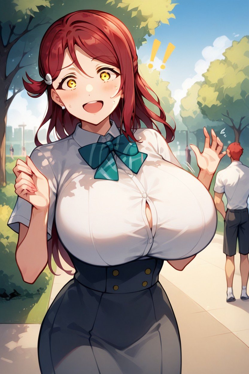 Narrow Shoulders, Ass, Hyper BoobsPorno AI Hentai