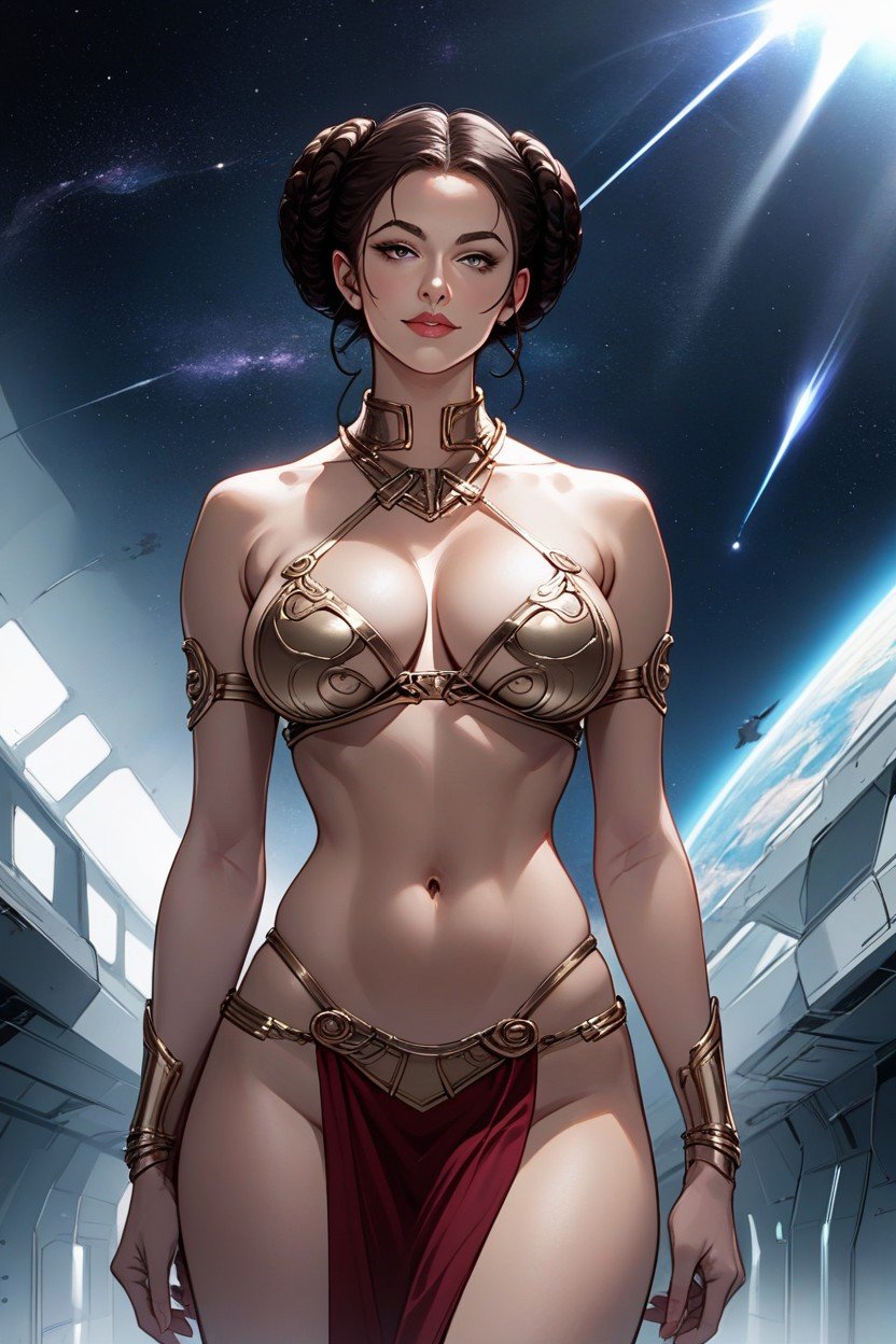 Standing, Small Ass, Leia AI Porn