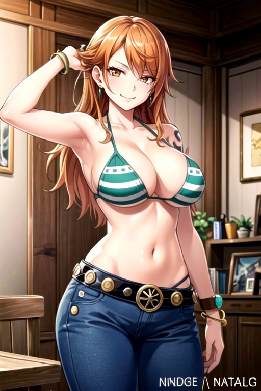 Model, Nami (one Piece), Wink Hentai AI Porn