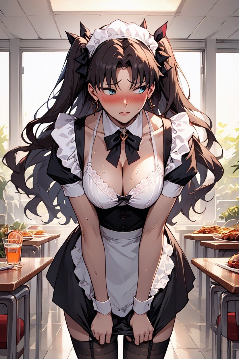 Tohsaka Rin, 식당, Look Away헨타이 AI 포르노