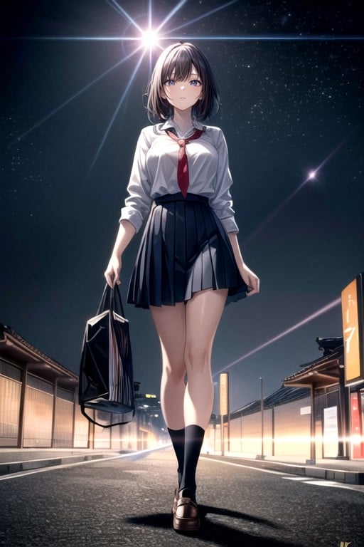 School Uniform, Ultra Detailed, Skirt AI Porn