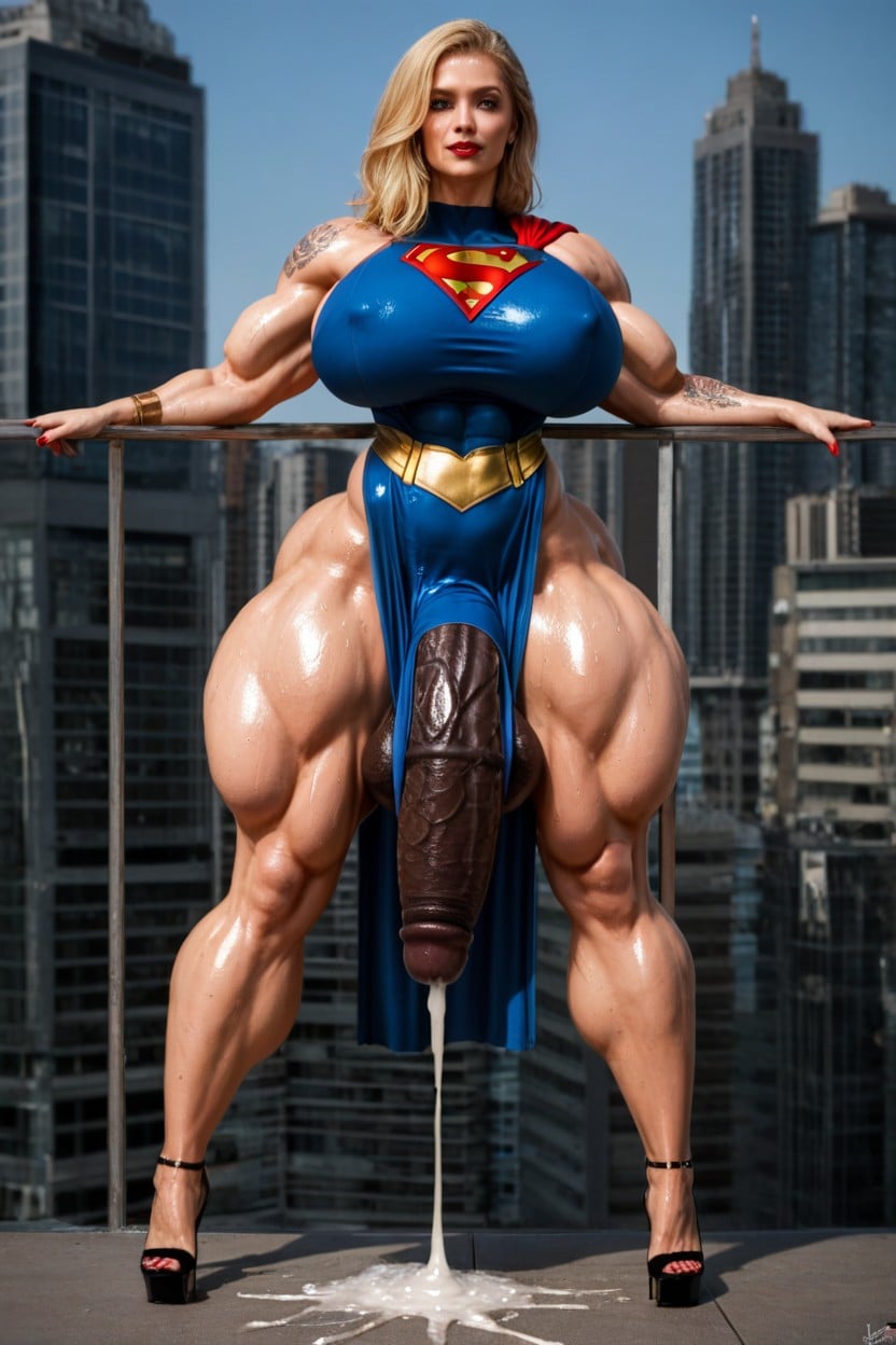 Golden Jewels, Supergirl From Dc Universe, Thick Thighs Shemale AI Porn