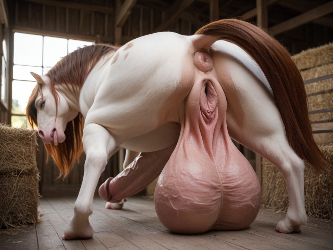 Hyper Balls Body Hyper Vagina Mare, Hyper Vagina Body Hyper Anus Cenatur Body, In A Higly Detailed Barn Hyper Balls BodyAI黄片