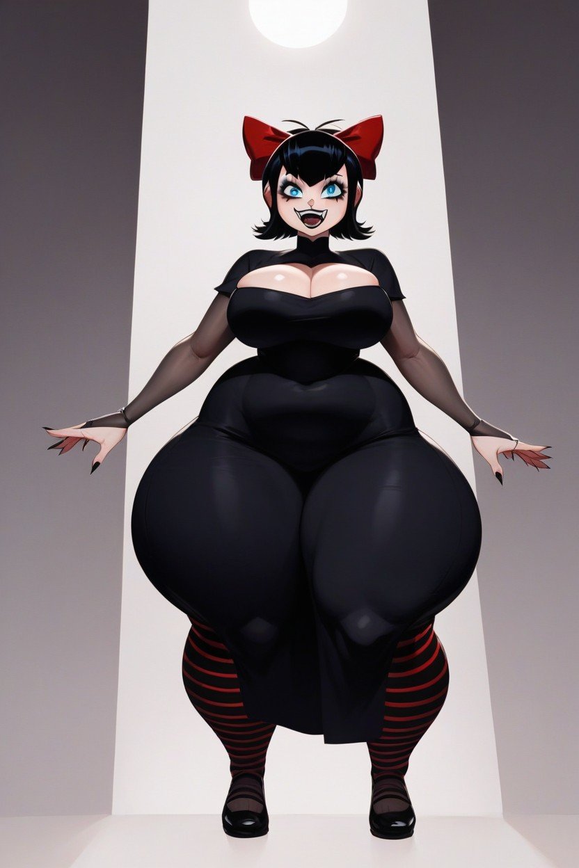 Blank Background, Extremely Large Ass, Extra Thick Elastigirl AI Porn