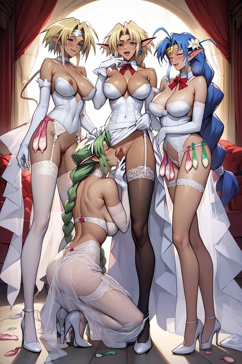 全身, 团体照片, Wedding Dress Aisha Clanclan Outlaw Starfuck ByAI黄片