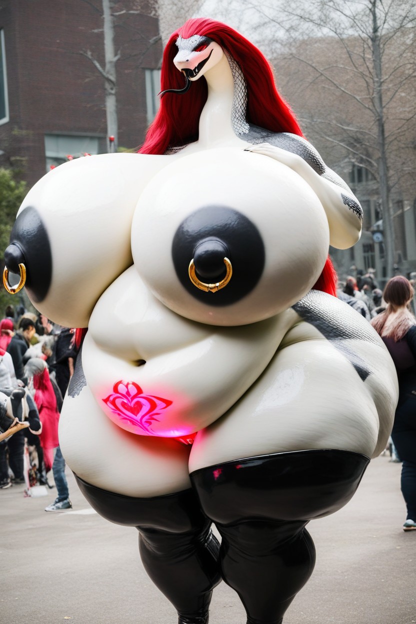 Sweaty, Colossally Enormous Hyper Butt, Extremely Large Ass Furry AI Porn