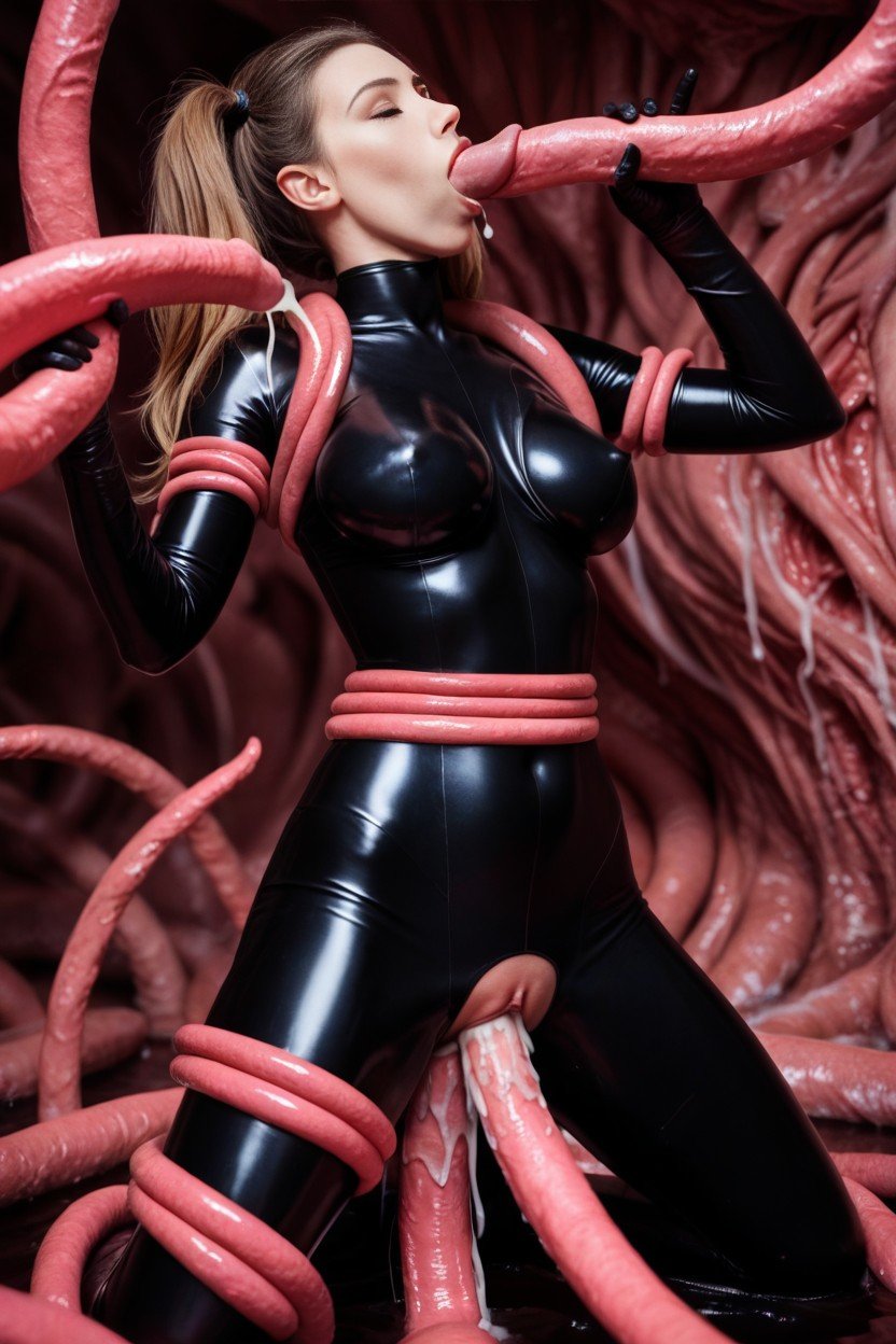 Tentacles, Triple Penetration, Double PenetrationAIポルノ