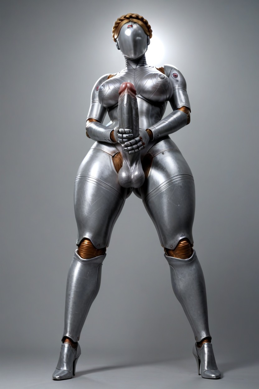 Robot Woman, Futanari, Robot Penis Shemale AI Porn