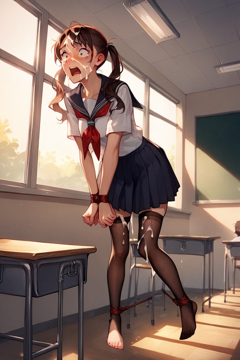 Classroom, Shocked, TearsAI 포르노