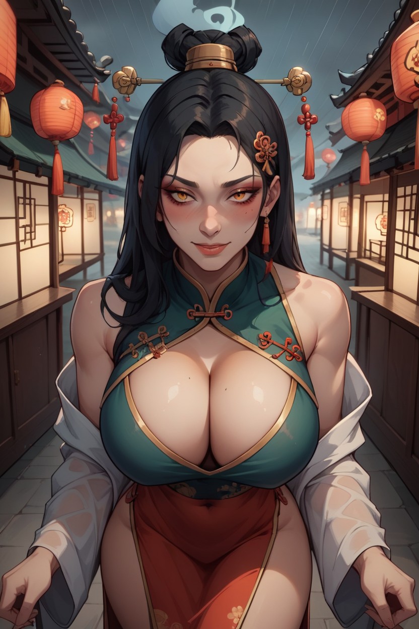 Horny, Shapely, Thick Thighs Hentai AI Porn