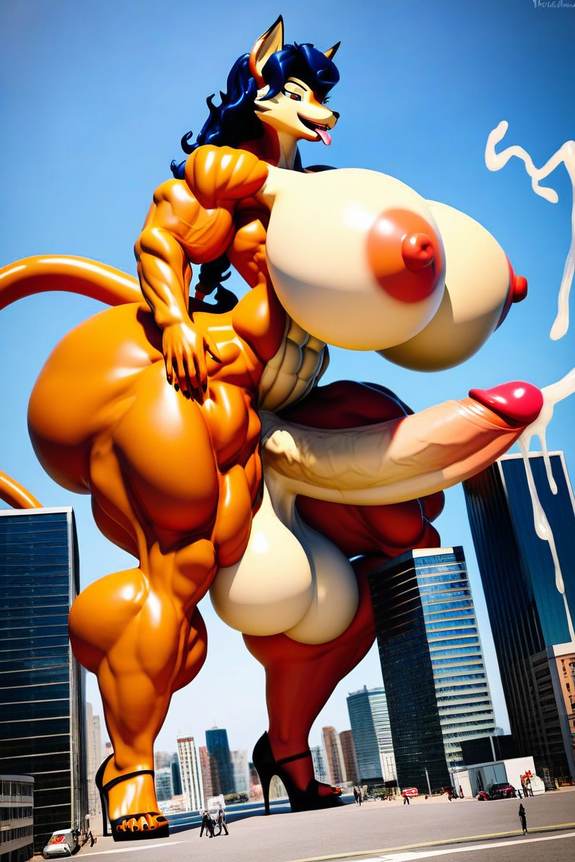 Vieny Cock, Macro, Cum Furry AI Porn