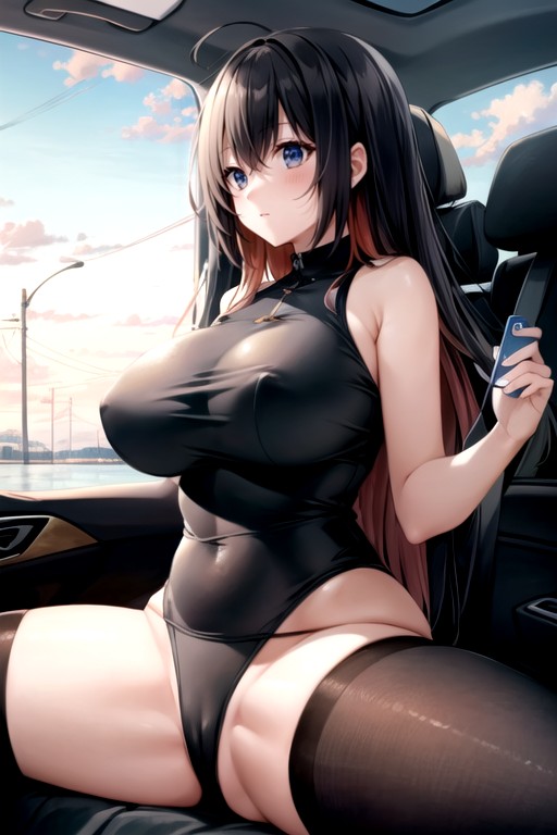 Side View, Splits , Car Hentai AI Porn