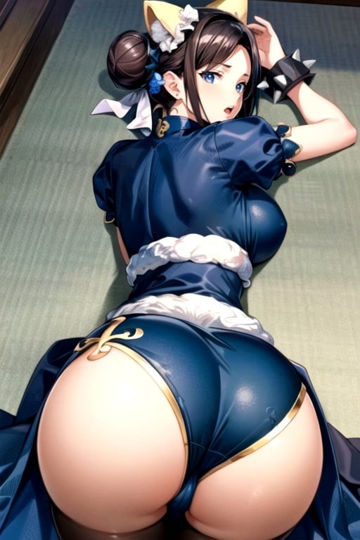 Chun Li (street Fighter), Estilo Canino (pov) Hentai IA pornografia