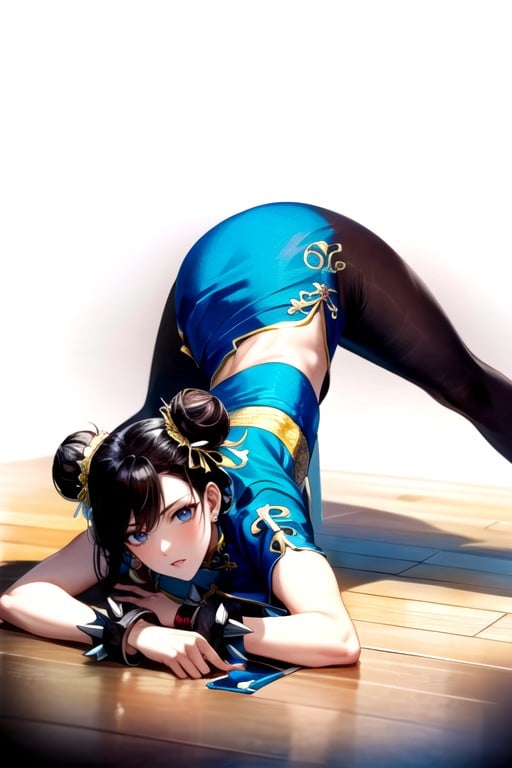 Chun Li (street Fighter), Pose De Jack O' Lantern Porno IA de transexuales